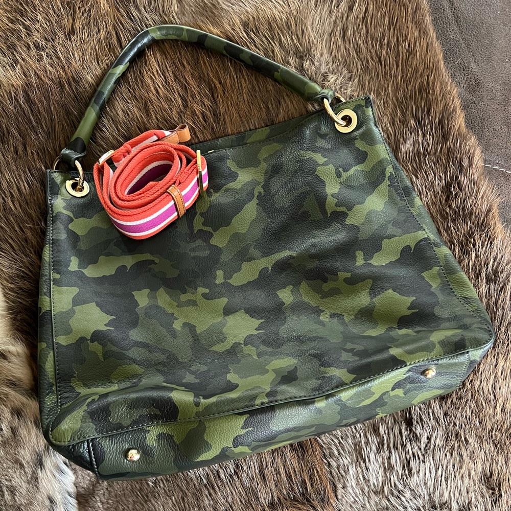 Mark & Graham Camo Bag with Twill Crossbody Strap